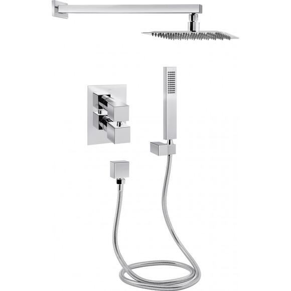 Термостатическая душевая система скрытого монтажа Qtap Aqauarius 65T103NGC, фото 