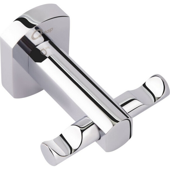Гачок подвійний Qtap Liberty CRM 1154 (QTLIBCRM1154), фото , изображение 2
