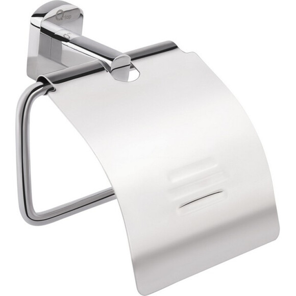 Тримач для туалетного паперу з кришкою Qtap Liberty CRM 1151 (QTLIBCRM1151), фото , изображение 2