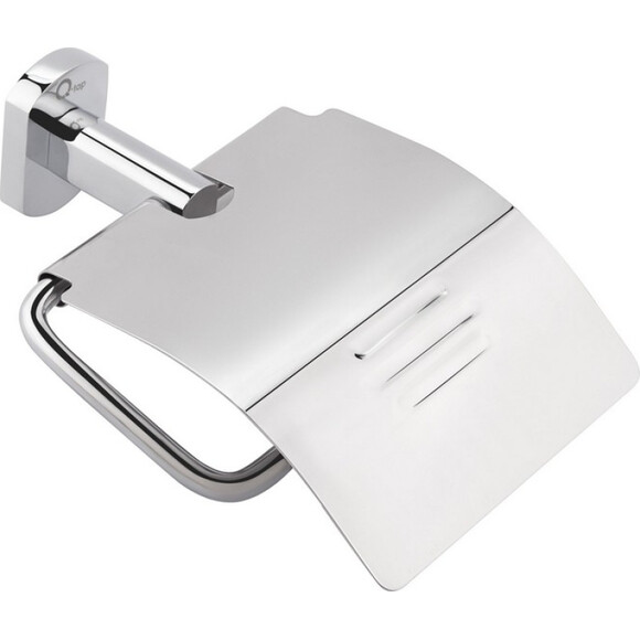 Тримач для туалетного паперу з кришкою Qtap Liberty CRM 1151 (QTLIBCRM1151), фото , изображение 3