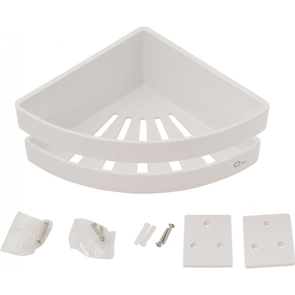 Полиця настінна кутова Qtap PL01 (QTPL01), фото , изображение 4