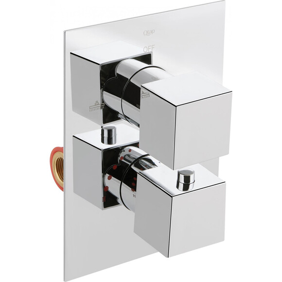 Термостатическая душевая система скрытого монтажа Qtap Aqauarius 65T103NGC, фото 2