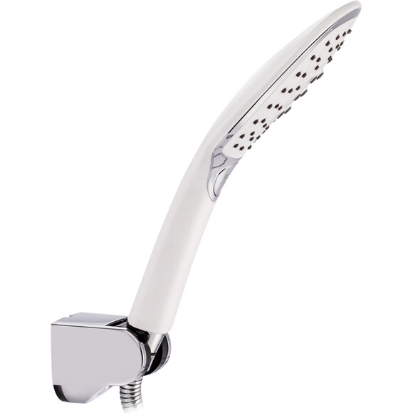 Змішувач для ванни Qtap Grand WCR 005 (білий/хром, з лійкою та шлангом), фото , изображение 5