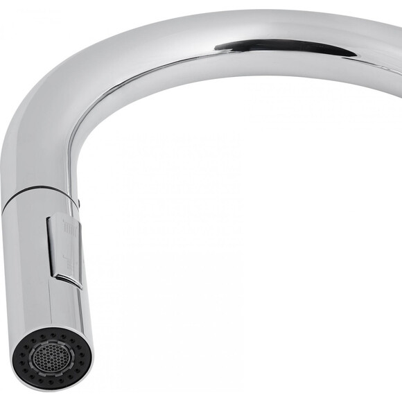 Змішувач для кухні з висувним виливом Qtap Lenicka 9138103UC, фото , изображение 3