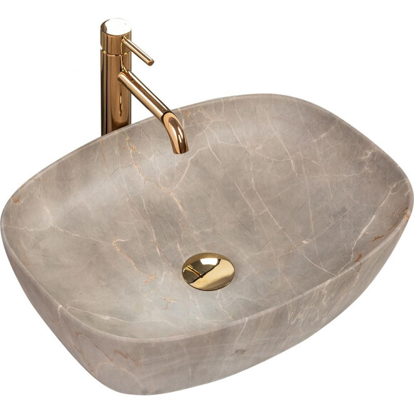 Раковина Rea Freja Beige REA-U6647 (51x39.5 см, бежева, чаша), фото 