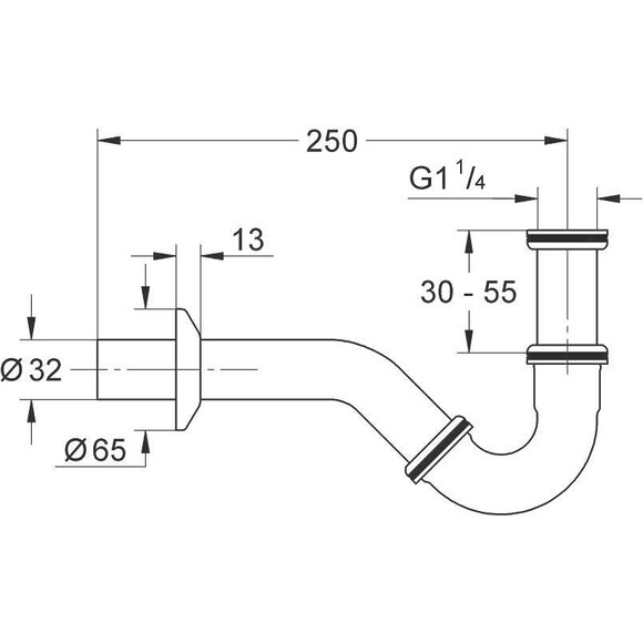 Сифон для біде Grohe 28946000, фото , изображение 2