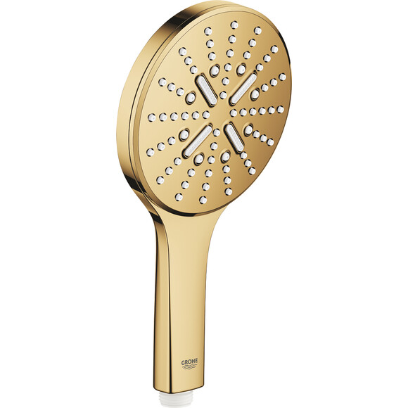 Ручний душ Grohe Rainshower Smartactive 130 26574GL0 (3 режими струменя, золотий), фото 