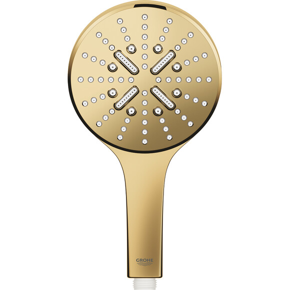 Ручний душ Grohe Rainshower Smartactive 130 26574GL0 (3 режими струменя, золотий), фото , изображение 3