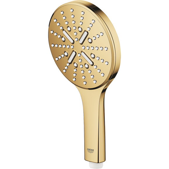 Ручний душ Grohe Rainshower Smartactive 130 26574GL0 (3 режими струменя, золотий), фото , изображение 5