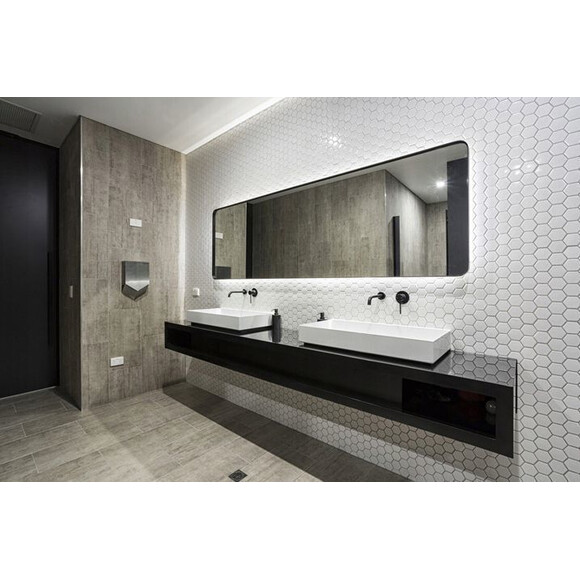 Смеситель скрытого монтажа для умывальника Rea Lungo BAT-B0969 (черный, внутренняя часть в комплекте), Цвет производителя: черный, фото 5