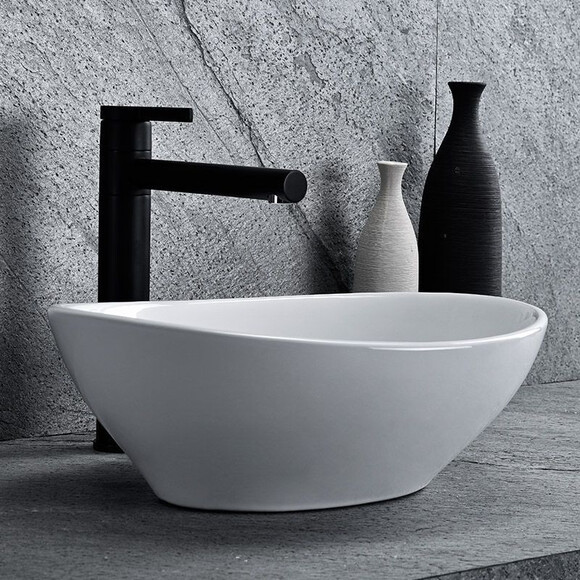 Раковина Rea Sofia White REA-U0133 (41x34.5 см, чаша), Доступні розміри: 41 x 34, Колір виробника: білий глянець, фото , изображение 2