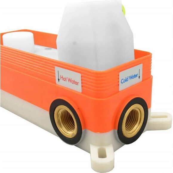 Душевая система скрытого монтажа Rea Lungo Gold+Box REA-P4110 (золотая), Цвет производителя: золото, фото 4