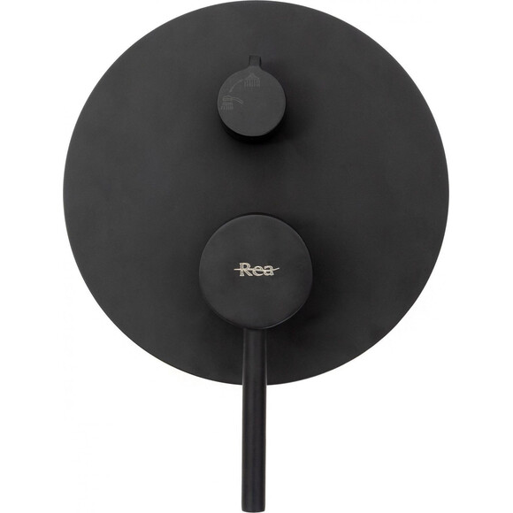 Душевая система скрытого монтажа Rea Lungo Black+Box REA-P4100 (черная матовая), Цвет производителя: черный матовый, фото 5