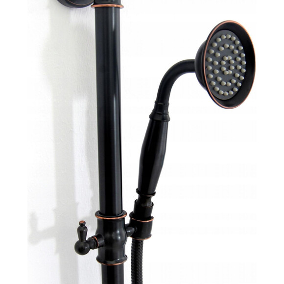 Душова система Rea Retro Old Black REA-P2366 (чорна), фото , изображение 8