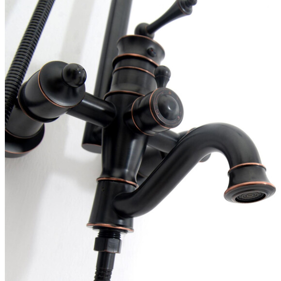 Душевая система Rea Vintage Black REA-P2367 (черная), фото 10