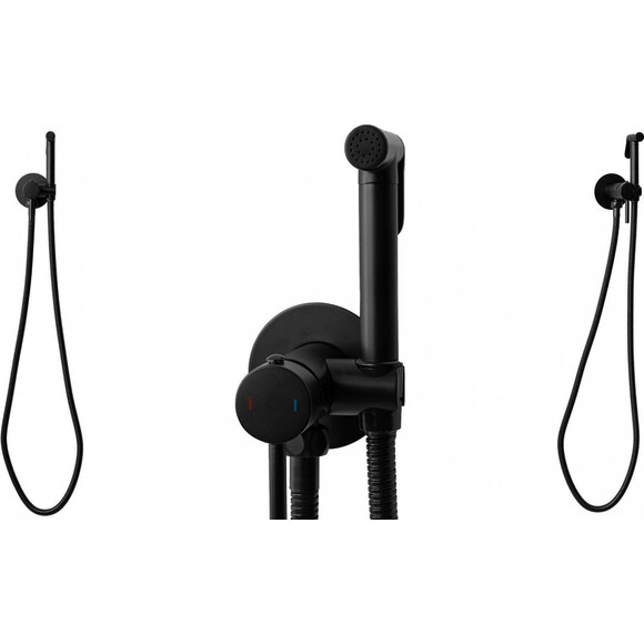 Гигиенический душ со смесителем Rea Loop REA-B8978 (черный), Цвет производителя: черный, фото 5