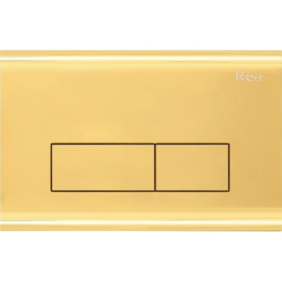 Клавіша змиву Rea H Gold REA-E5692 (золота), фото 