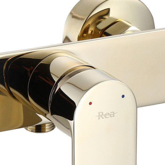 Смеситель для душа Rea Urban Gold REA-B9913 (золото, с лейкой и шлангом), Цвет производителя: золото, фото 3