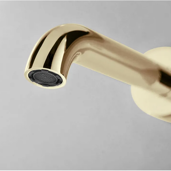 Змішувач прихованого монтажу для умивальника Rea Lungo Long Gold REA-B0370 (золото, довгий, внутрішня частина в комплекті), Колір виробника: золото, фото , изображение 4