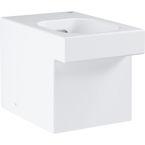 Безобідковий підвісний унітаз Grohe Cube Ceramic 3948500H+39488000 (з сидінням мікроліфт), фото , изображение 2