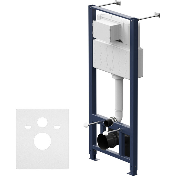 Инсталляция для унитаза Am.Pm Pro I012704 (со звукоизолирующей прокладкой и креплением к стене), фото 3