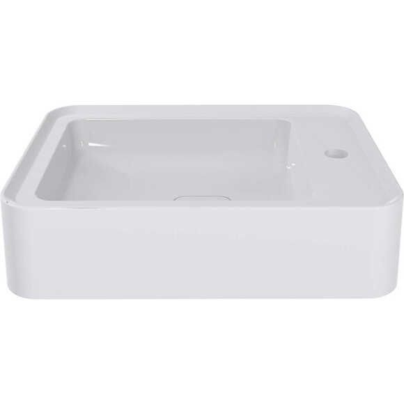 Умывальник Miraggio Marrakesh 380 Miramarble 0000934 (38x51.9 см), Доступные размеры: 51 x 38, Цвет производителя: белый глянец, Технология производства: Miramarble, фото 6