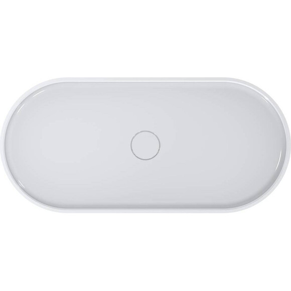 Умывальник Miraggio Marta 900 Miramarble 0000692 (90x42 см), Доступные размеры: 90 x 42, Цвет производителя: белый глянец, Технология производства: Miramarble, фото 5