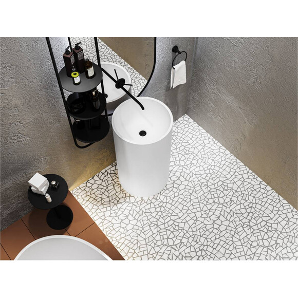 Умывальник Miraggio Cosmos Mirasoft 0001635 (53 см, белый матовый), фото 7