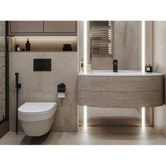 Умывальник Miraggio Dea 1000 Miramarble 0001545 (99.6x54.3 см, с крылом), Доступные размеры: 100 x 54, Цвет производителя: белый глянец, Технология производства: Miramarble, фото 4