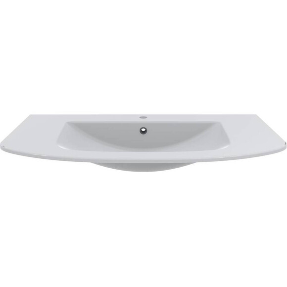 Умывальник Miraggio Dea 1000 Miramarble 0001545 (99.6x54.3 см, с крылом), Доступные размеры: 100 x 54, Цвет производителя: белый глянец, Технология производства: Miramarble, фото 7