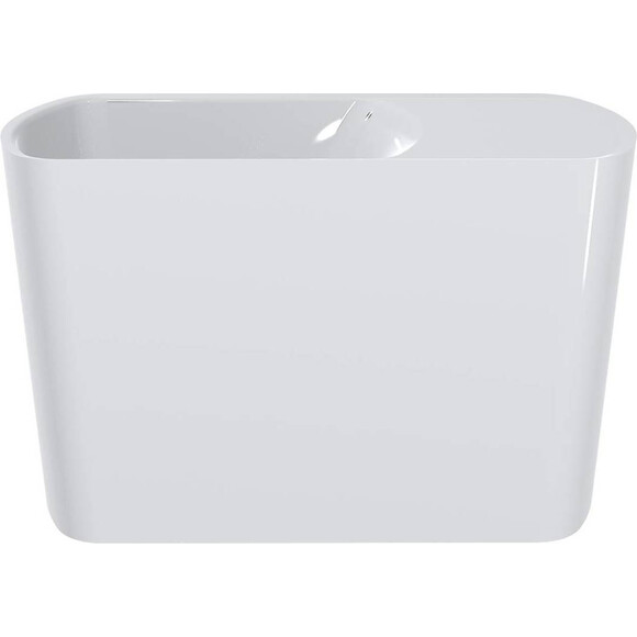 Умывальник Miraggio Helix L Miramarble 0001606 (45x22 см, с крылом), Доступные размеры: 45 x 22 L, Технология производства: Miramarble, Цвет производителя: белый глянец, фото 6