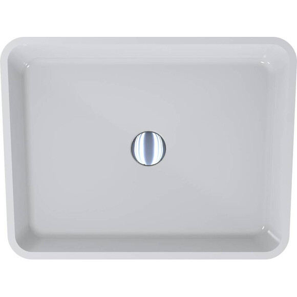 Умивальник Miraggio Sunny Miramarble Matt 0001250 (60x45 см, білий матовий), Колір виробника: білий матовий, Технологія виробництва: Miramarble Matt, фото , изображение 5