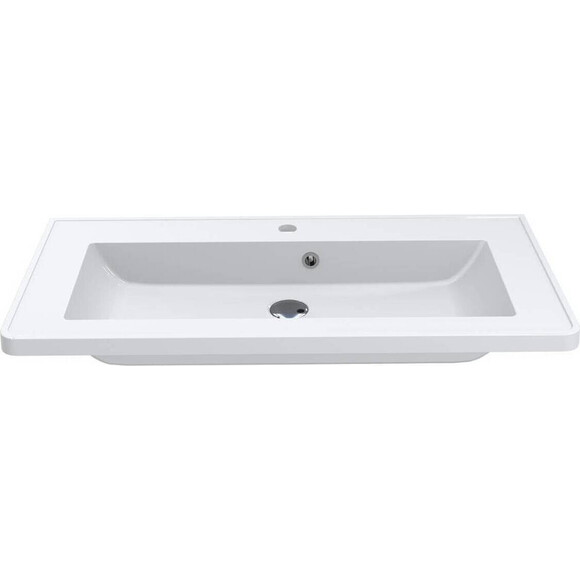 Умывальник Miraggio Tres Miramarble 0001542 (90x43 см), Технология производства: Miramarble, Цвет производителя: белый глянец, фото 4