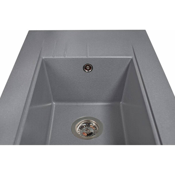 Miraggio Bodrum 0000008 Мойка для кухни врезная прямоугольная 64x50 см, серый, Доступные размеры: 65 x 50, Цвет производителя: серый, фото 3
