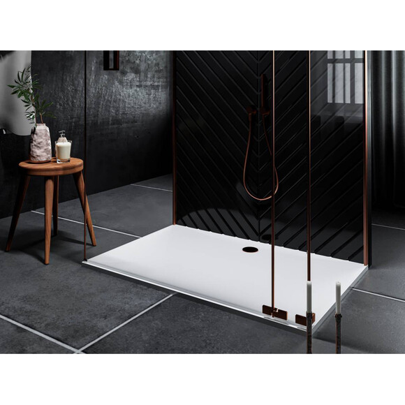 Miraggio Brugge 0000612 Поддон мраморный прямоугольный 140x90 см, белый глянец, Доступные размеры: 140 x 90, Цвет производителя: белый глянец, Технология производства: Miramarble, фото 3