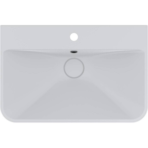 Умивальник Miraggio Chamonix Miramarble Matt 0002206 (65.5x43.2 см, білий матовий), Технологія виробництва: Miramarble Matt, Колір виробника: білий матовий, фото , изображение 3