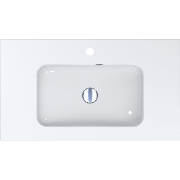 Miraggio Della 0000180 Умивальник прямокутний врізний 80x45 см, білий глянець, Доступні розміри: 80 x 45, Технологія виробництва: Miramarble, Колір виробника: білий глянець, фото , изображение 5