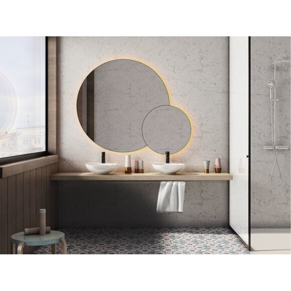 Miraggio Florence 0000197 Умывальник накладной круглый 46x40 см, белый глянец, Цвет производителя: белый глянец, Технология производства: Miramarble, фото 3