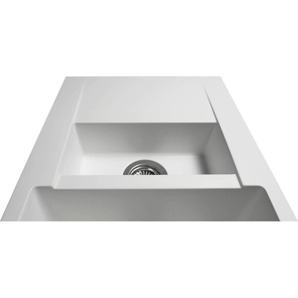 Miraggio Lapas 0000025 Мийка для кухні прямокутна врізна 78x48 см, білий, Колір виробника: білий, фото , изображение 5