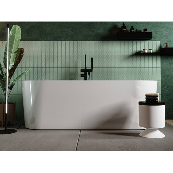 Miraggio Providence 0000276 Ванна окремо овальна 170x70 см, білий глянець, Технологія виробництва: Miramarble, Колір виробника: білий глянець, фото , изображение 3