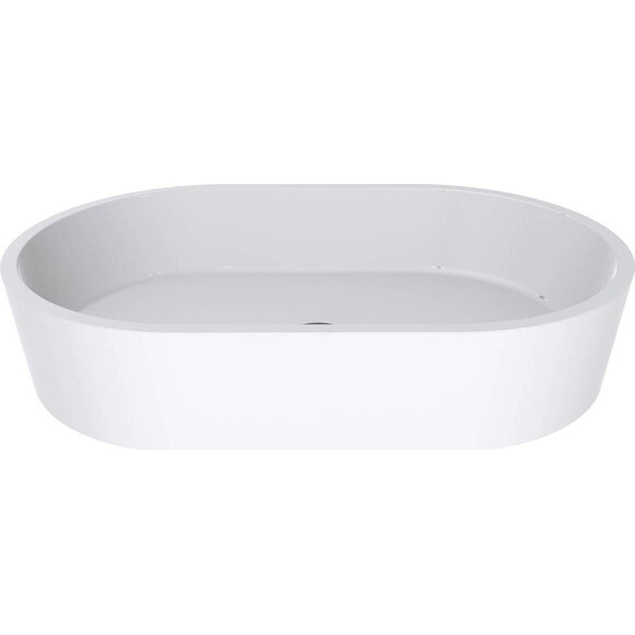 Miraggio Sorrento 0000244 Умывальник накладной овальный 55x35 см, белый глянец, Цвет производителя: белый глянец, Технология производства: Miramarble, фото 6
