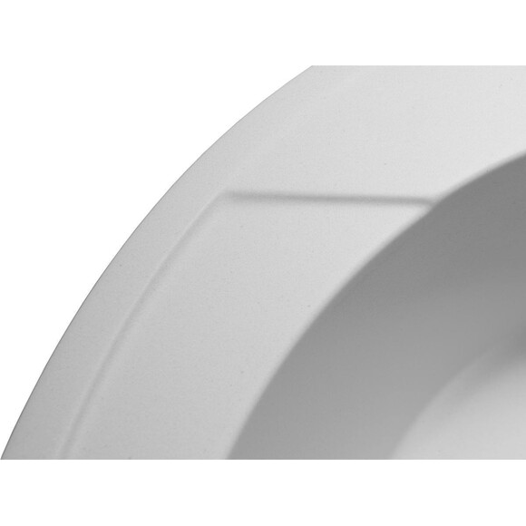 Miraggio Tuluza 0000050 Мийка для кухні врізна кругла 52x48 см, білий, Колір виробника: білий, фото , изображение 7