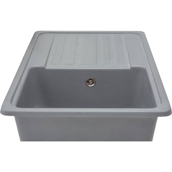 Miraggio Versal 0000059 Мийка для кухні прямокутна врізна 75x46 см, сірий, Колір виробника: сірий, фото , изображение 6
