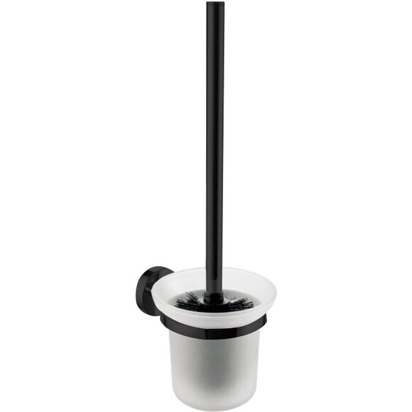Ершик для унитаза Volle Ronda 2535.250104 de la noche (черный матовый, настенный), фото 