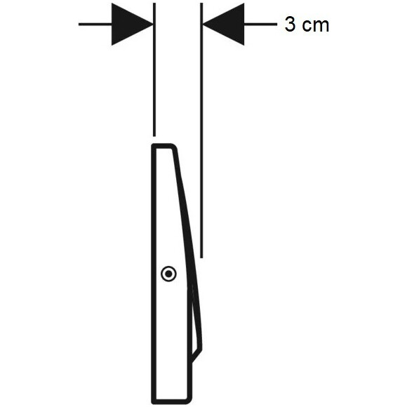 Клавіша змиву Geberit Delta10 115.108.00.1, фото , изображение 4