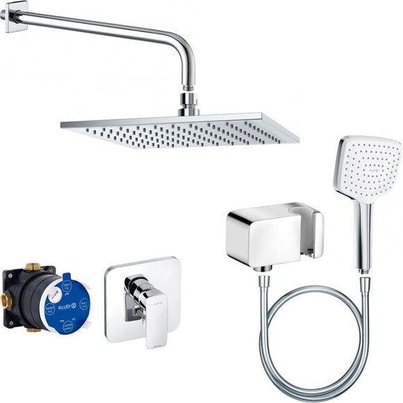 Душевая система скрытого монтажа Kludi Pure&Easy 406300575 (7 в 1), фото 