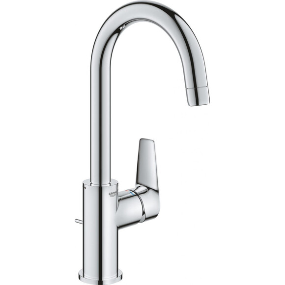 Змішувач для умивальника Grohe QuickFix StartEdge L-Size 24201001 (високий, з донним клапаном), фото 
