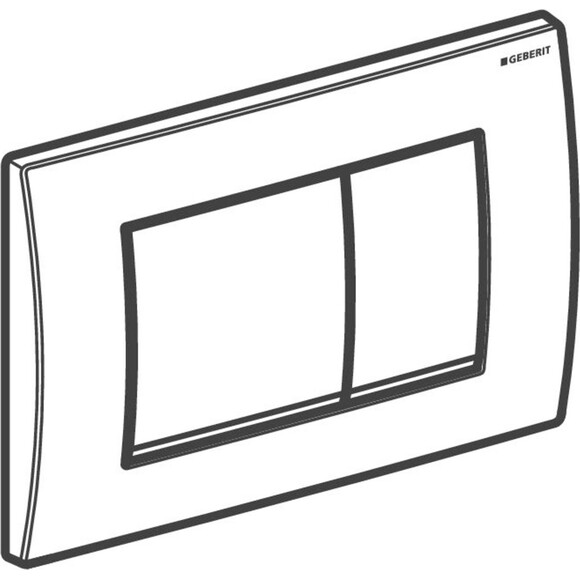 Клавиша смыва Geberit Delta30 115.137.46.1 (матовый хром), фото 2