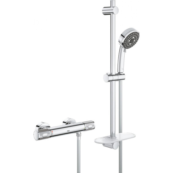 Термостатичний змішувач для душу Grohe QuickFix Precision Feel 34791000 (з душовим гарнітуром), фото 