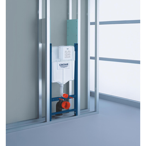 Система інсталяції для унітазу Grohe QuickFix Solido 38971000 2 в 1 (з кріпленням), фото , изображение 6